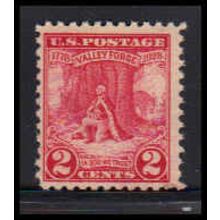 645 2c Valley Forge Barely Clears MNH O1291