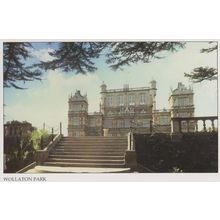 Wollaton Park Steps Entrance Rare Nottingham Notts Postcard