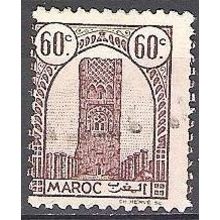 Maroc 1943 Michel 192 O Cote (2005) 0.30 € Tour Hassan Cachet rond