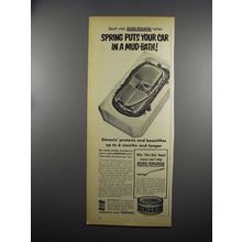 1953 Simoniz Wax Ad - Spring Puts Car in a Mud-Bath