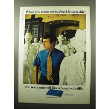 1969 Van Heusen Shirts Ad - Rest a Bunch of Stiffs