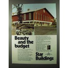 1973 Star Buildings Ad - Beauty and the Budget