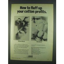 1978 U.S. Borax Boron Ad - Fluff Up Cotton Profits
