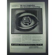 1981 Lockheed Missiles & Space Company Ad - Imagination