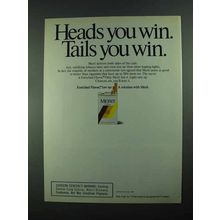 1988 Merit Cigarettes Ad - Heads You Win Tails You Win
