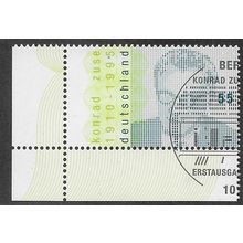 GER 2010 €0.55 'KONRAD ZUSE' (CORNER MARGIN) FINE USED (EBID54-032)