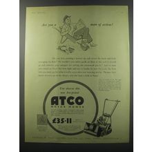 1955 Atco 14-inch Mower Ad - Are you a man of action?