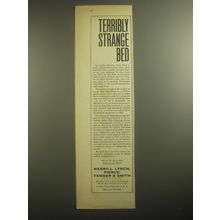 1959 Merrill Lynch Ad - Terribly strange bed