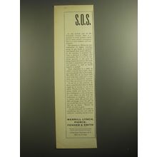 1959 Merrill Lynch Ad - S.O.S.
