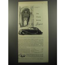 1950 Jaguar 3 1/2 Litre Sedan Car Ad - The Clarendon Building, Oxford England