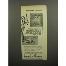 1952 Hammacher Schlemmer Ad - Spruce Electric Manicurist; Miracle Golf Club