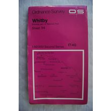 1976 OS second series map Sheet 94 Whitby showing part of National Park