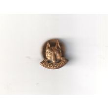 Scout Metal Lapel Badge UK Pre 1967 - No Black Enamel Version - Used (BY331)