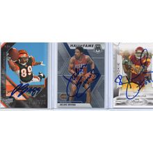 Autographed 3 Card Lot with Julius Erving Signed