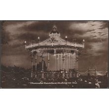 Illuminated Bandstand, Westcliff-on-Sea, Essex, c.1910 - RP Postcard