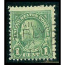 Used 632 1c Benjamin Franklin Average Plus M08618