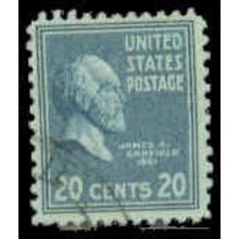 Used 825 20c James Garfield Fine M08065