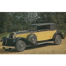 Hispano Suizer London Motor Museum Car Photo Postcard