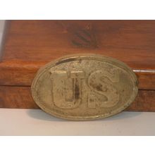 Pre-Owned Vintage Men’s Gold Color U S Belt Buckle