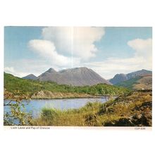 LOCH LEVEN and PAP OF GLENCOE vintage unused postcard =