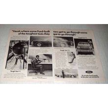 1976 Ford Motors Ad - Bill Cosby - Toughest Tests