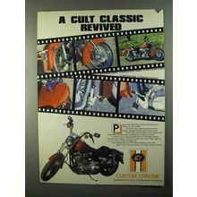 1986 Custom Chrome FXRS Accessories Ad - Cult Classic