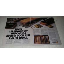 1988 Marvin Doors Ad - Just For Its Looks