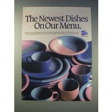 1989 Pier1 Imports Gelato Dinnerware Ad - The newest dishes on our menu