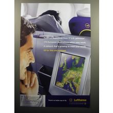 2007 Lufthansa Airline Ad - Punctual departures from 17 U.S. gateways