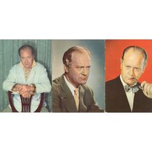 Curd Jergens Of The Spy Who Loved Me Film 3x Rare Postcard s