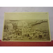 THE PIER PAVILION, WORTHING, SUSSEX unused vintage postcard Valentine 1950s =