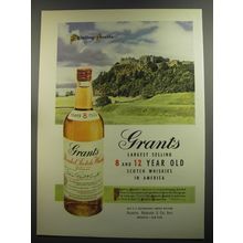 1952 Grant's Scotch Ad - Stirling Castle