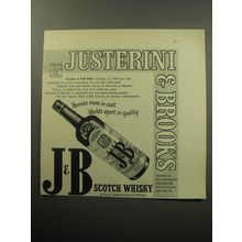 1954 J&B Scotch Ad - Justerini & Brooks Number 2 Pall Mall