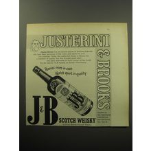 1954 J&B Scotch Ad - Justerini & Brooks Charles Dickens