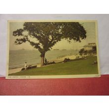 THE GREEN, COWES, Isle of Wight. used vintage postcard 1934 pm =