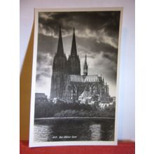 der KOLNER DOM, GERMANY unused vintage postcard RP #