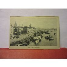 LEYSTAPEL, KOLN AM RHEIN, GERMANY unused antique postcard #
