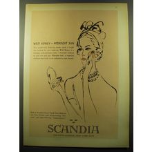 1959 Scandia Make-Up Advertisement - Wild Honey - Midnight Sun