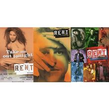 Rent The Musical Sydney & Orpheum Theatre 3x Postcard s