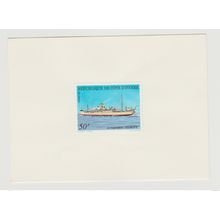 Côte d'Ivoire Epreuve De Luxe 1991 Paquebot Europe Ship Schiff Transport