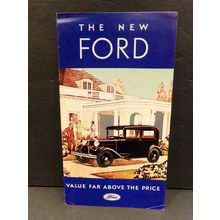 The New Ford Sales Brochure 1932