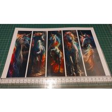 Unicorn Horse Bookmarks Book Markers Gift For Reader (X5)