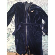 mens vintage givoni size 20 velvet feel dressing gown