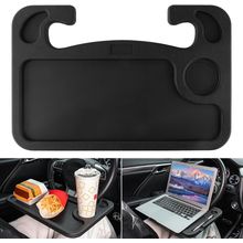 JUSTTOP Car Steering Wheel Desk for Laptop,Multipurpose Travel Car Accessories,