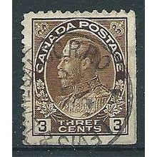 Canada 1921 SG218a 3c Brown Imp x Perf 12 Good Used . ..