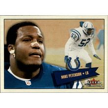 2001 Fleer Tradition Football Mike Peterson #60
