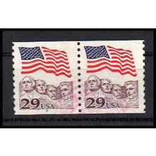 Used 2523 29c U.S. Flag Very Fine CNP Left 9 PA1235