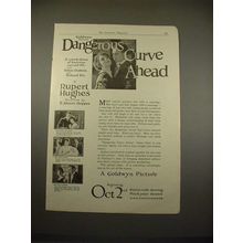 1921 Dangerous Curve Ahead Movie Ad - Richard Dix