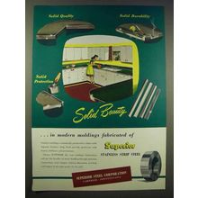 1946 Superior Steel Ad - Solid Beauty