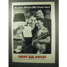 1951 Daisy Air Rifles Ad - His First NRA Target Score